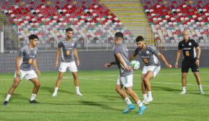 Première séance d'entraînement des Verts à Constantine