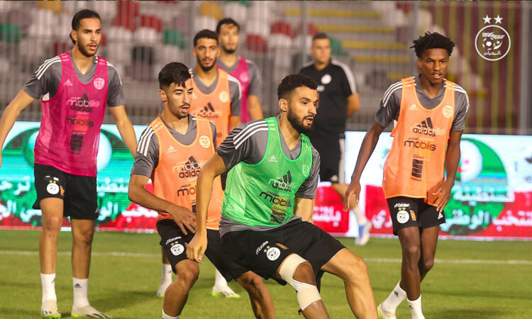 Équipe nationale : Cinquième séance d'entraînement au grand complet