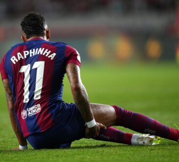 FC Barcelone: Raphinha blessé à la cuisse droite