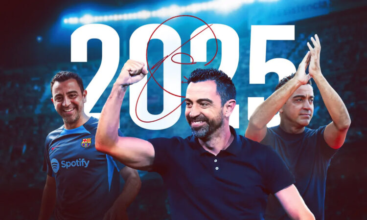 Barça : Xavi prolonge jusqu'en 2025