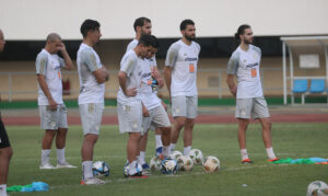 CAN-2023 : Deuxième entraînement des Verts à Bouaké avec un groupe au complet