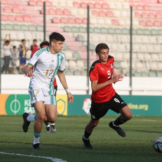 Tournoi de l'UNAF U17 : Pas de vainqueur en l'Algérie et l'Egypte, les Pharaons remporte le titre