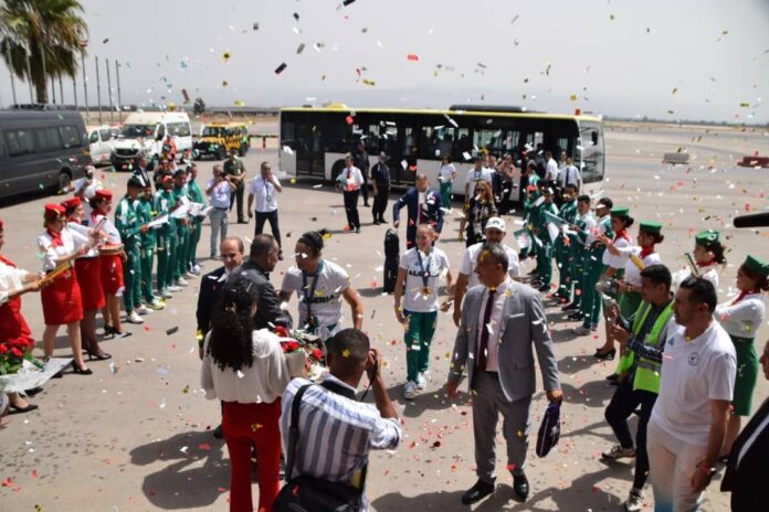 L’Algérie accueille ses champions !