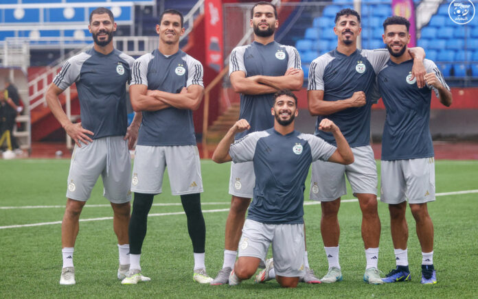 Libéria-Algérie : Le dernier entraînement des Verts en photos