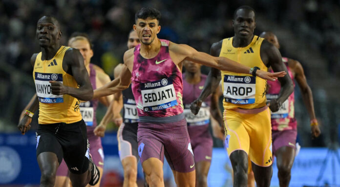 Athlétisme (Ligue de Diamant 2024) : Djamel Sedjati second de la finale du 800 m à Bruxelles