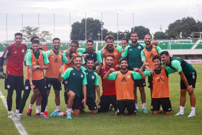 Togo-Algérie : Le dernier entraînement des Verts en images