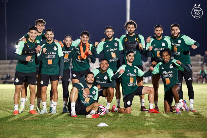 Botswana-Algérie : Premier entraînement des Verts à Gaborone