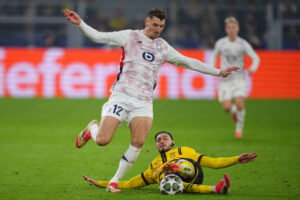 Ligue des champions européenne : Dortmund accroché par Lille, sept minutes pour Bensebaïni (vidéo)