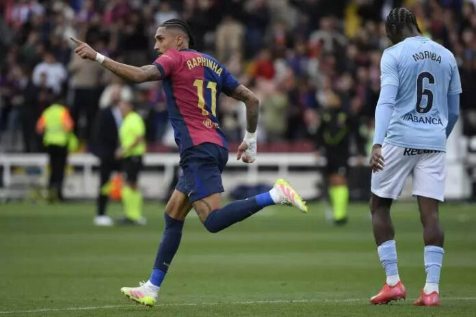 Liga : Le Barça renverse le Celta Vigo sur le fil (vidéo)