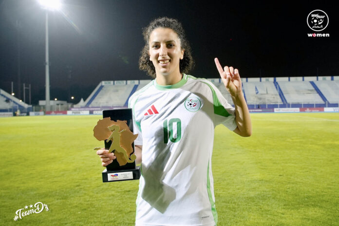 CAN féminine 2025 : Karchouni désignée joueuse de la rencontre face au Botswana