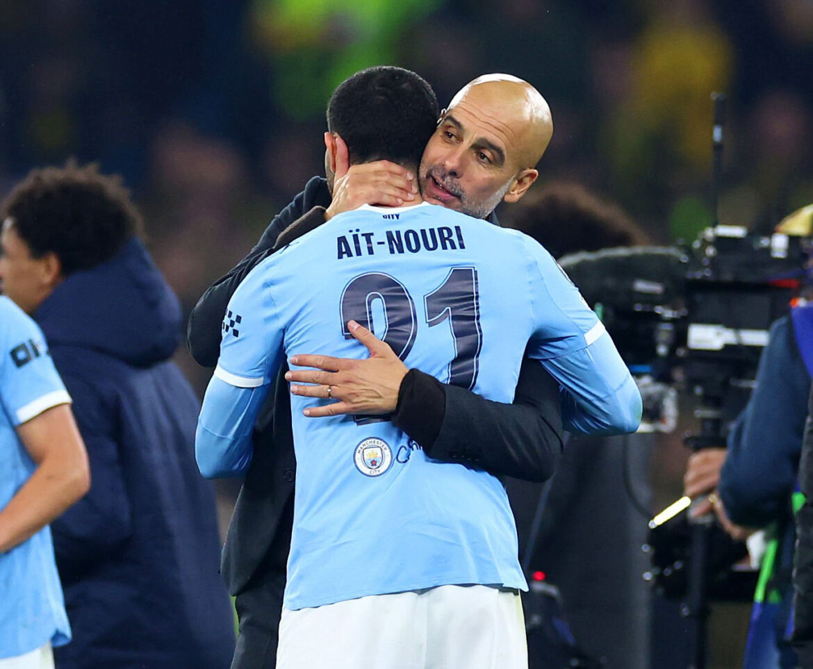 Manchester City : Guardiola salue la progression de Rayan Aït-Nouri