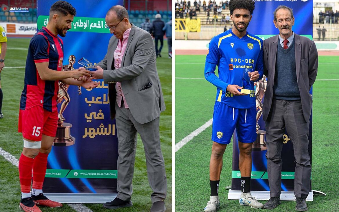 Ligue 2 : Bouchina (JS El-Biar) et Konaté (US Chaouia) joueurs du mois de février