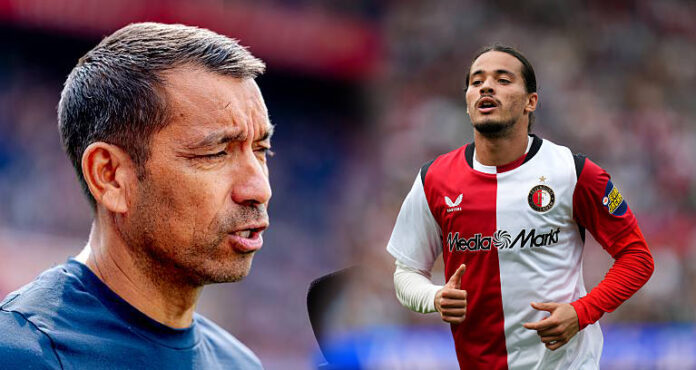 « Il n'insiste pas pour partir » : Van Bronckhorst serein sur l'avenir de Hadj Moussa