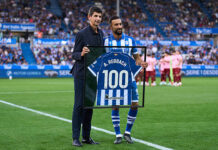 Liga : Rebbach honoré pour sa 100e avec le Deportivo Alavés Liga : Rebbach honoré pour sa 100e avec le Deportivo Alavés
