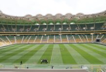 Algérie-Zambie (J-2) : Le stade Hocine Aït Ahmed se refait une beauté Algérie-Zambie (J-2) : Le stade Hocine Aït Ahmed se refait une beauté