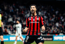 Ligue 1 française : Amoura buteur, Nice corrige Rennes (Vidéo) Ligue 1 française : Amoura buteur, Nice corrige Rennes (Vidéo)