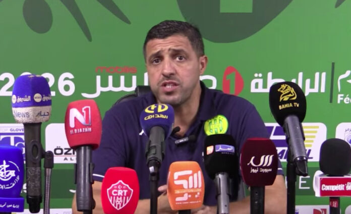 Karim Belhocine après le récital de la JSK face à Biskra : « Il faut maintenant pouvoir enchaîner » Karim Belhocine après le récital de la JSK face à Biskra : « Il faut maintenant pouvoir enchaîner »