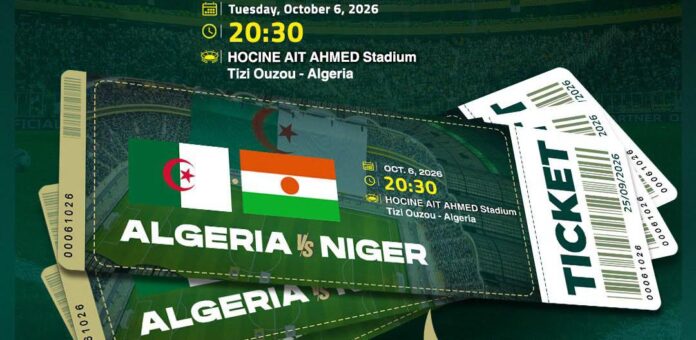 Algérie-Niger : Ouverture de la billetterie vendredi