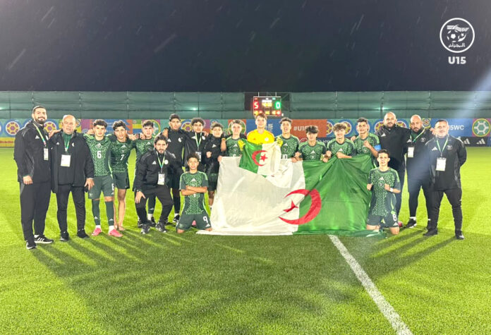 Mondial-Festival de la FIFA U15 : L'Algérie déroule face au Taipei chinois Mondial-Festival de la FIFA U15 : L'Algérie déroule face au Taipei chinois